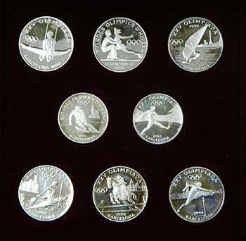 Andorra. Set 8 monedas Olimpiadas ... 