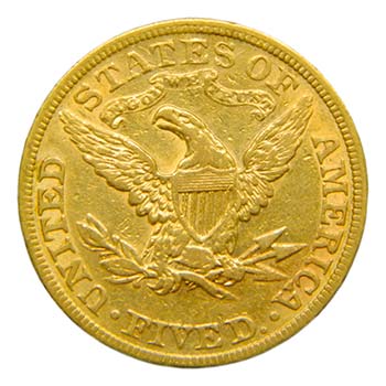 Estados Unidos. 5 Dólares. 1881. ... 