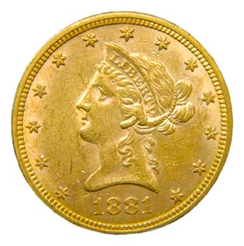 Estados Unidos. 10 Dólares. 1881. ... 