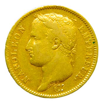 Francia. 40 francos. 1809 A. ... 