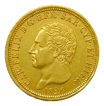 Italia. 80 liras. 1826 L. ... 