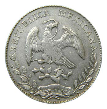 México. 8 Reales. 1894 ND. ... 