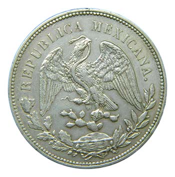 México. 8 Reales. 1909 GV. ... 