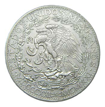 México. 2 pesos. 1921. (KM#462). ... 