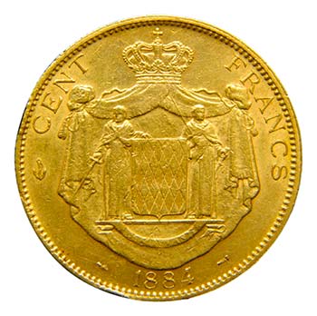 Mónaco. 100 Francs. 1884 A. ... 