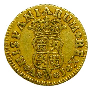 Felipe V (1700-1746). 1744 AJ. 1/2 ... 