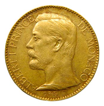 Mónaco. 100 Francs. 1901 A. ... 