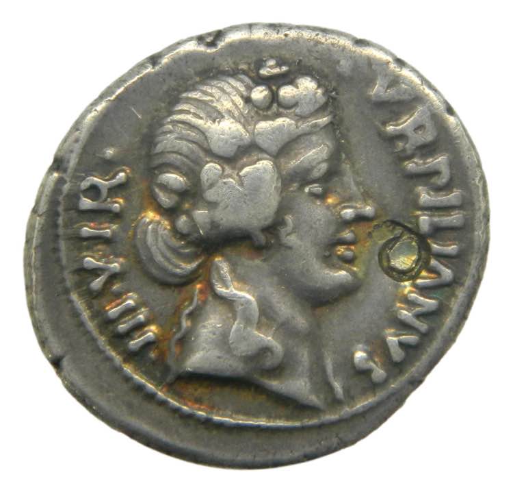 Augusto (27 aC-14 dC). Denario.  ... 