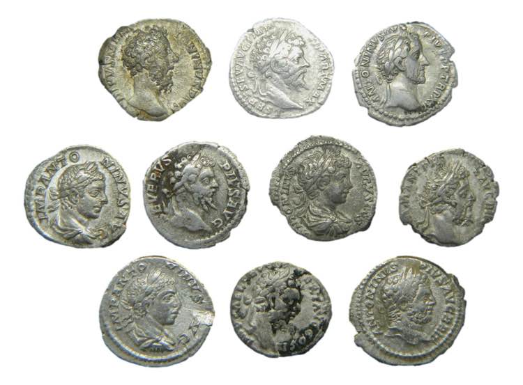 ROMA. Lote de 10 denarios del ... 