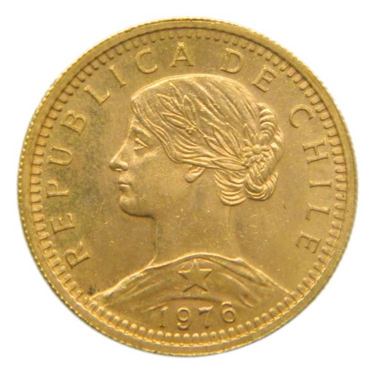 Chile. 20 pesos (2  condores) 1976 ... 