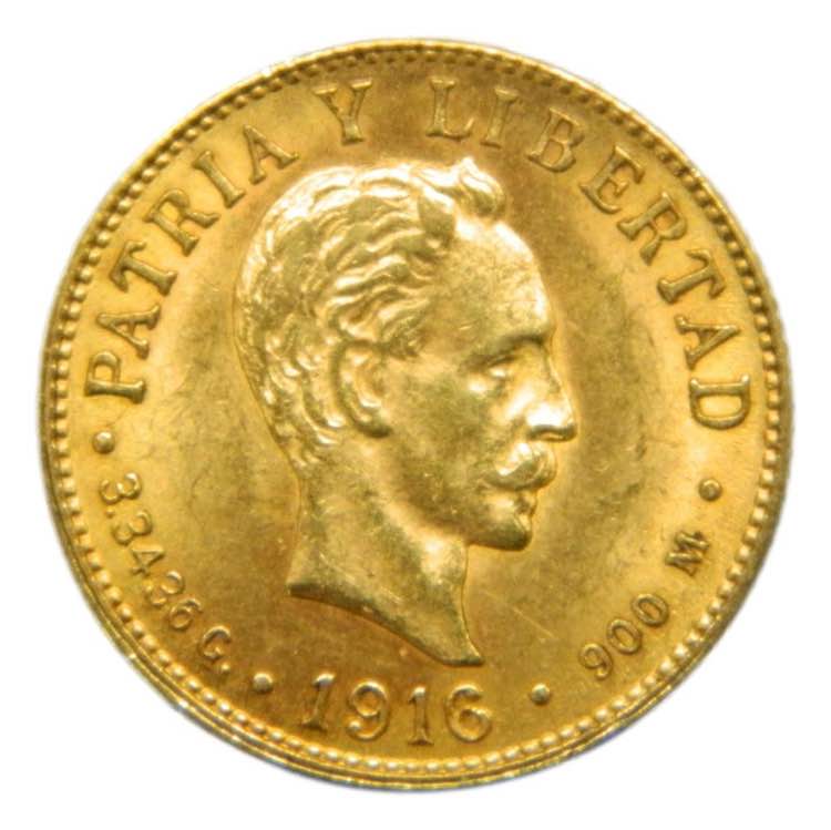 Cuba. 1916. 2 pesos. (Km#17) 3,35 ... 