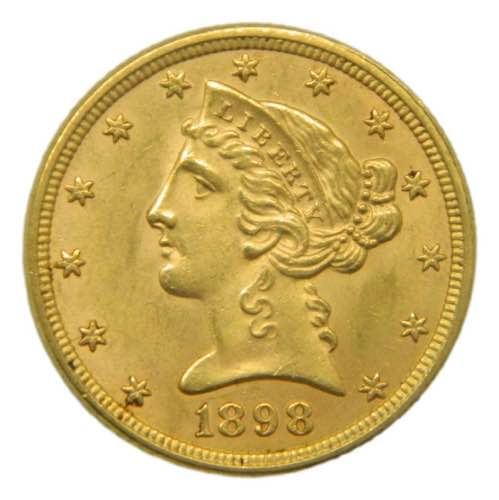 Estados Unidos. 5 dolares. 1898 ... 