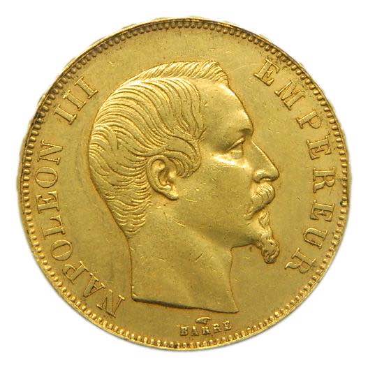 Francia. 50 francos 1857 A Paris. ... 