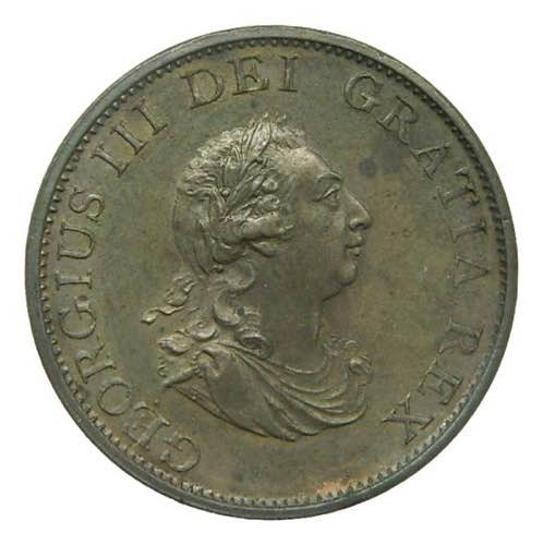 Gran Bretaña. 1/2 Penny 1799. ... 