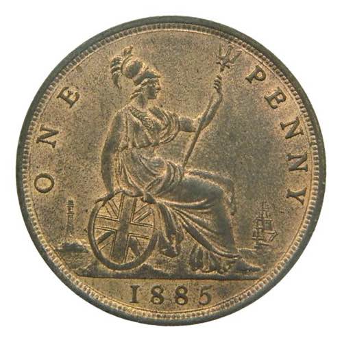 Gran Bretaña. Penny 1885 ... 