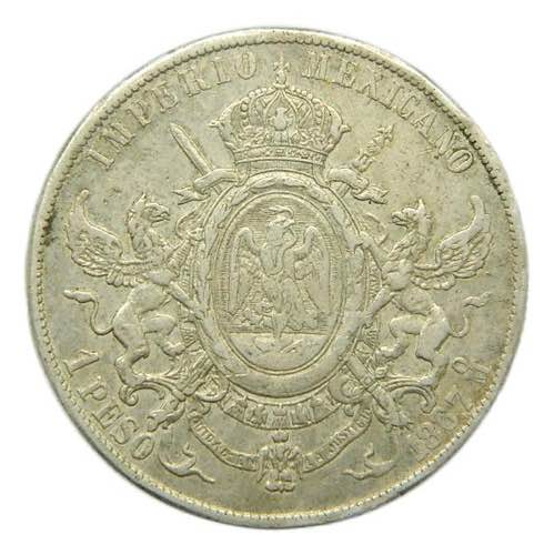 Mexico city 1867. Un peso. ... 