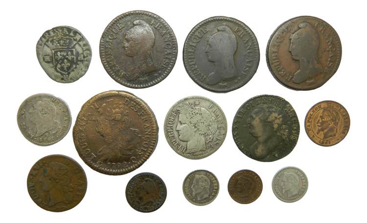 FRANCIA / FRANCE. 14 monedas. ... 