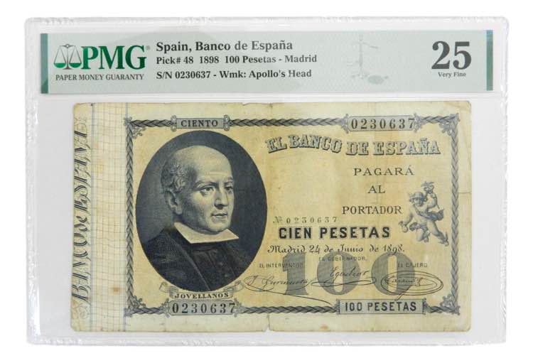 ESPAÑA. 100 pesetas 1898. ... 