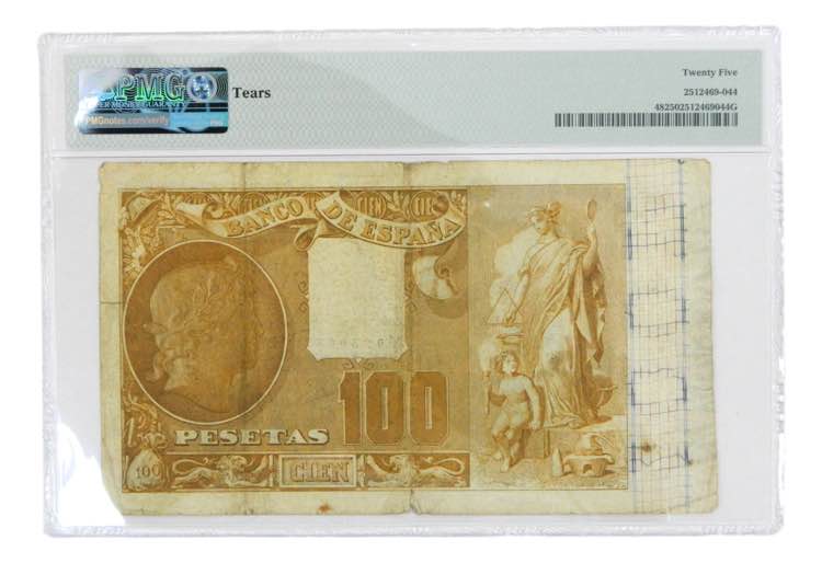 ESPAÑA. 100 pesetas 1898. ... 