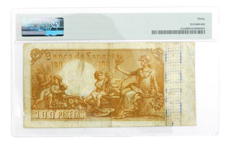 ESPAÑA.  100 pesetas 1900. ... 