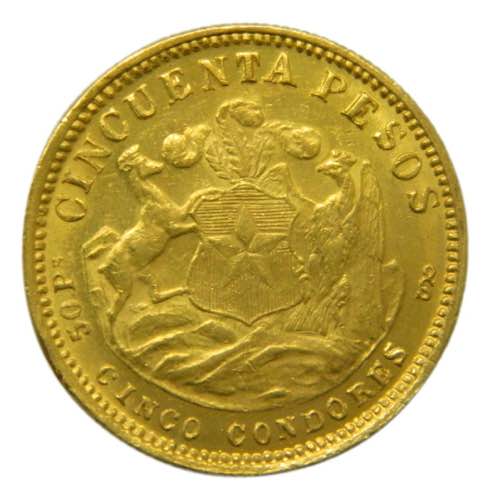 CHILE. 1926. 50 pesos - cinco ... 