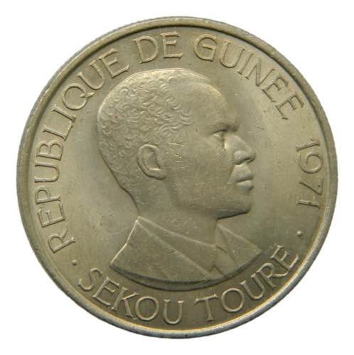 GUINEA. 1971. 100 francos. ... 