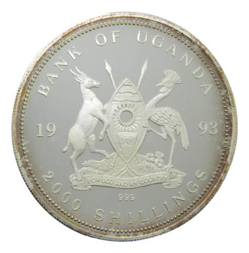 UGANDA. 1993. 2000 Shillings. ... 