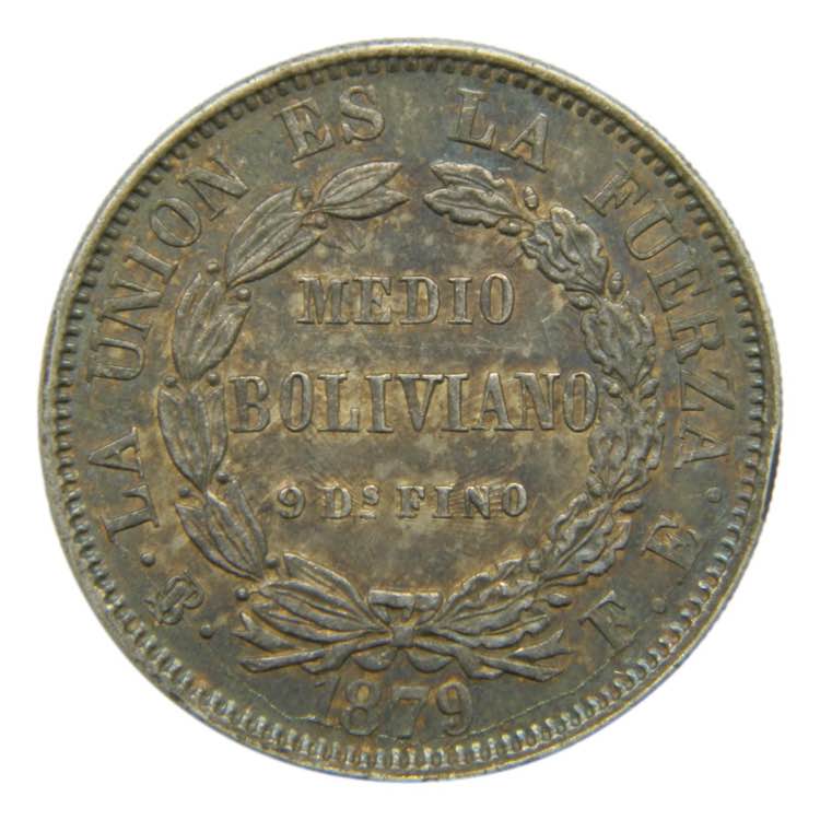 BOLIVIA. 1879 Potosí FE. 50 ... 