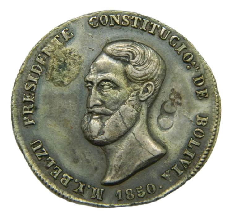 BOLIVIA. 1850. Medalla Medalla del ... 
