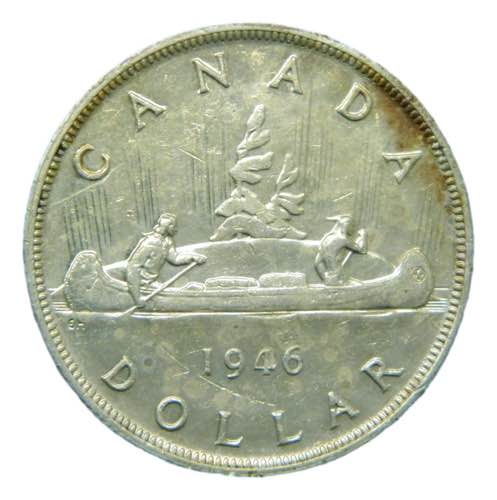 CANADA. Jorge VI. 1946. 1 dólar. ... 