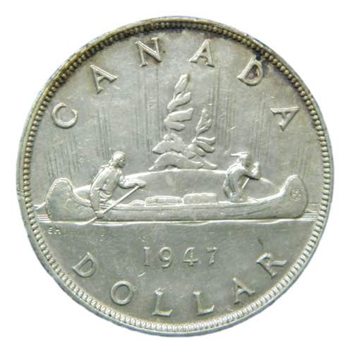 CANADA. Jorge VI. 1947. 1 dólar. ... 