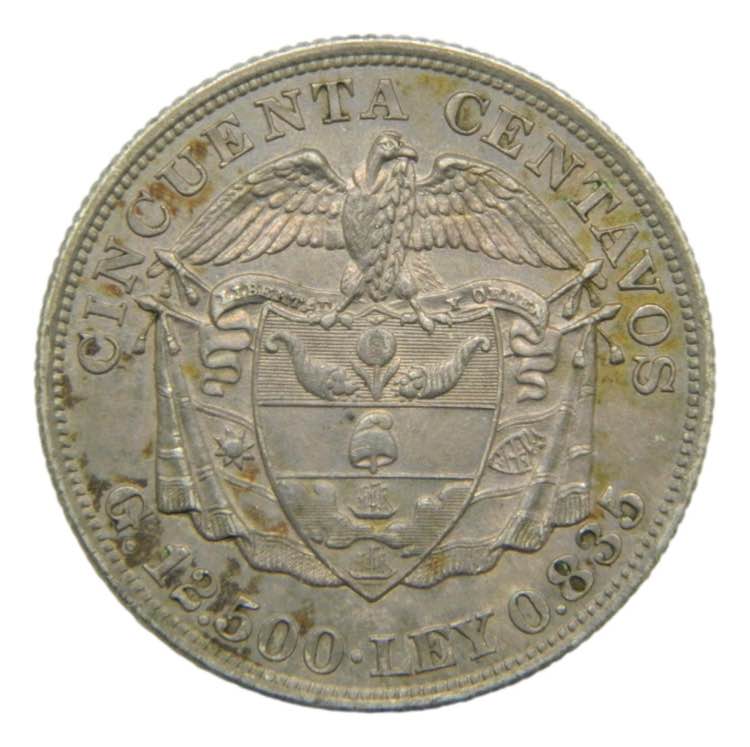 COLOMBIA. 1902. 50 centavos. ... 