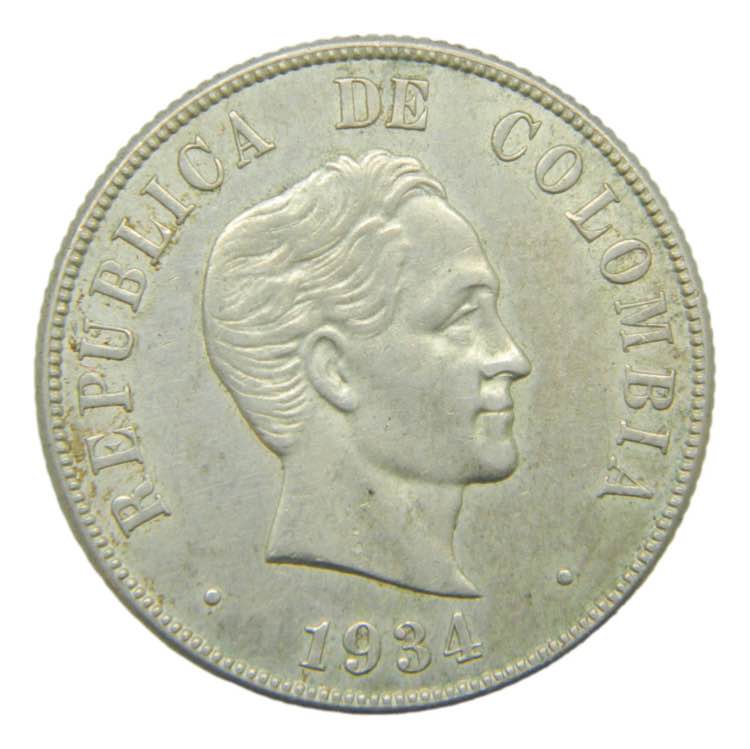 COLOMBIA. 1934. 50 centavos. ... 