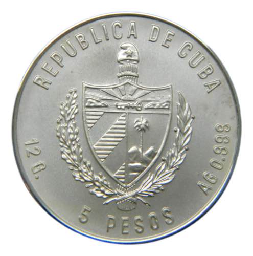 CUBA. 1984. 5 pesos. (KM#131). Ar. ... 