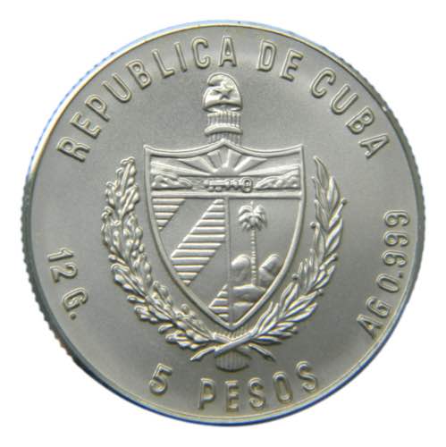 CUBA. 1985. 5 pesos. (KM#121). Ar. ... 