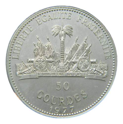 HAITI. 1977. 50 gourdes. (KM#129). ... 