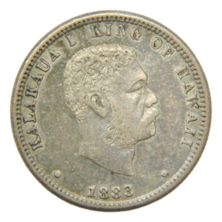 HAWAI / HAWAII. 1883. 1/4 dólar ... 