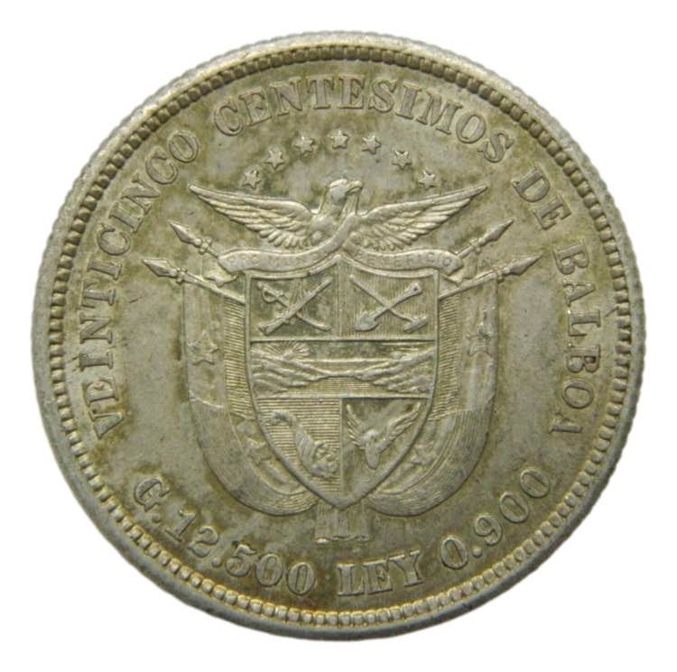 PANAMA. 1904. 25 centésimos. ... 