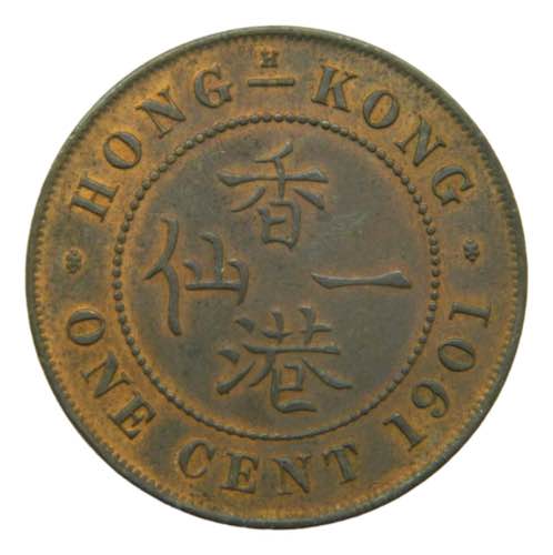 HONG KONG. Vitoria. 1901. Cent. ... 