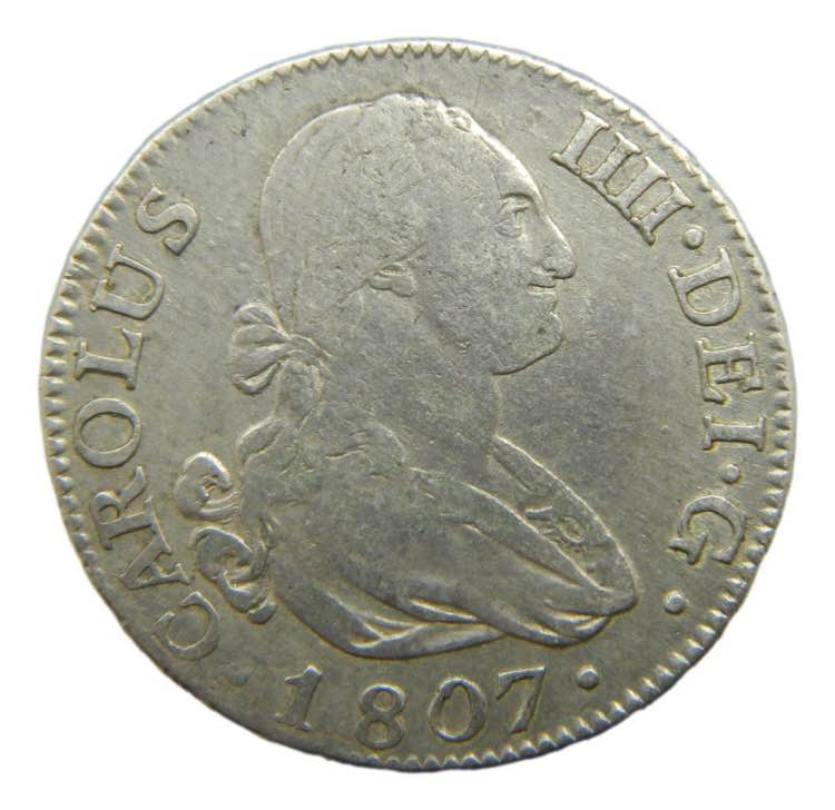 ESPAÑA / SPAIN. Carlos IV. 1807 ... 