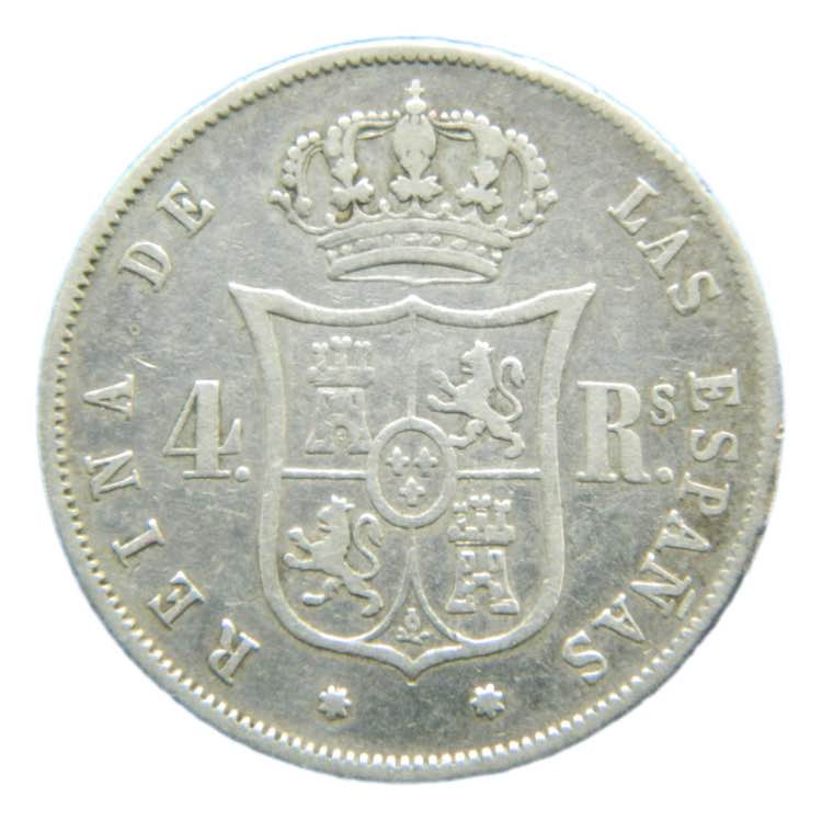 ESPAÑA / SPAIN. Isabel II. 1864 ... 