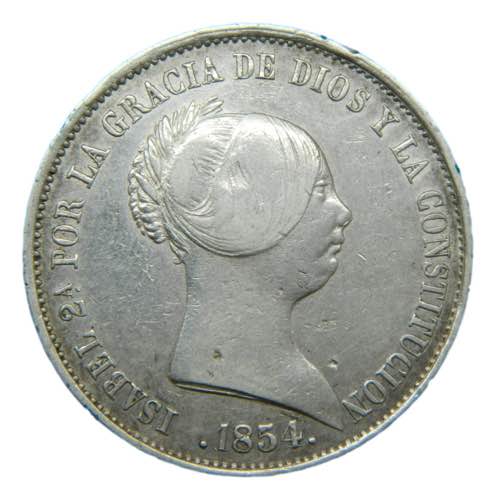 ESPAÑA / SPAIN. Isabel II. 1854 ... 