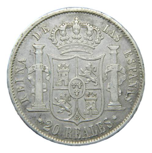 ESPAÑA / SPAIN. Isabel II. 1854 ... 