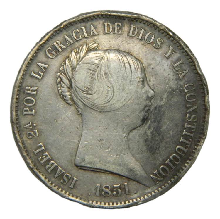 Isabel II (1833-1868). 1851. 20 ... 