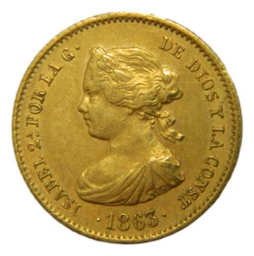 Isabel II (1833-1868). 1863. 40 ... 