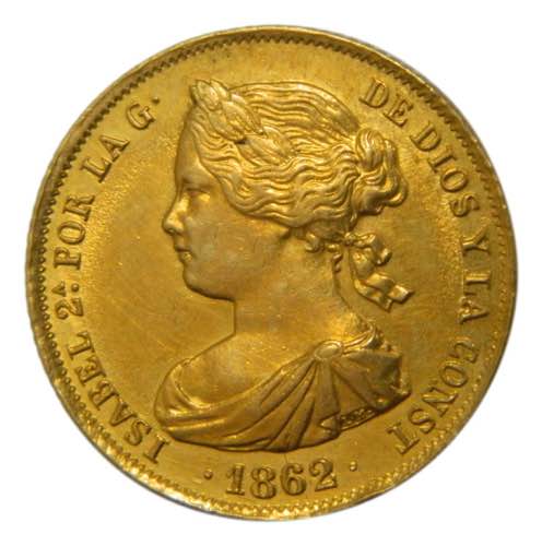 Isabel II (1833-1868). 1862. 100 ... 