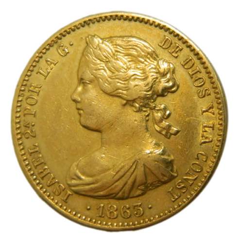Isabel II (1833-1868). 1863. 100 ... 