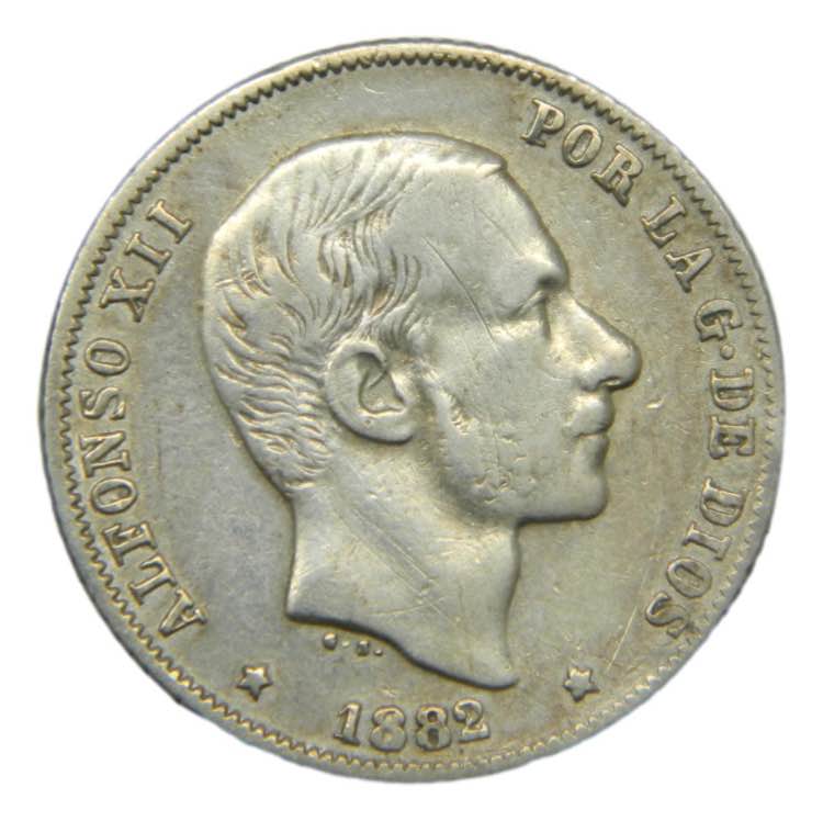 Alfonso XII (1874-1885). 1882. 20 ... 