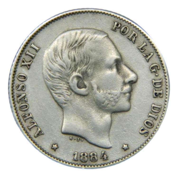 Alfonso XII (1874-1885). 1884. 20 ... 