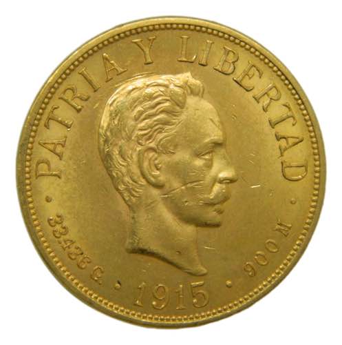 CUBA. 20 pesos. 1915. Jose Martí. ... 